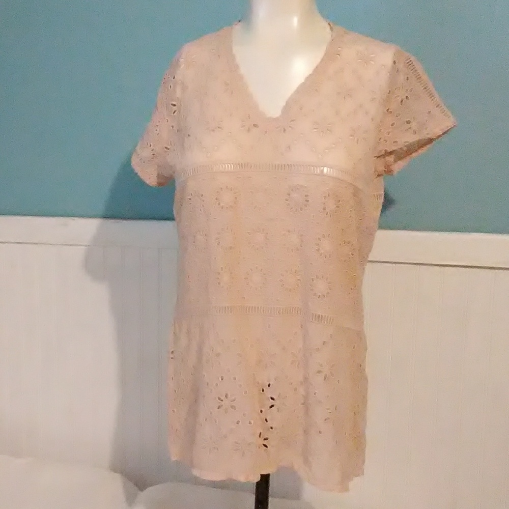 FINAL DROP! NWT Johnny Was Short Sleeve Shirt. XS
